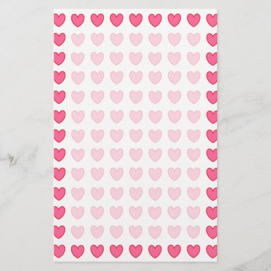 Polka Hearts Briefpapier (Voorkant)