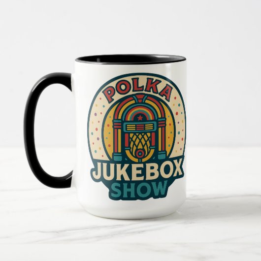 Polka Jukebox Logo Mug (Gauche)