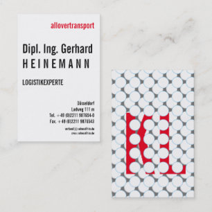 Polka, maar modern visitekaartje