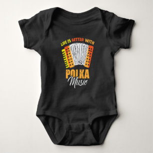 Polka Music Accordion Pools dansen Romper