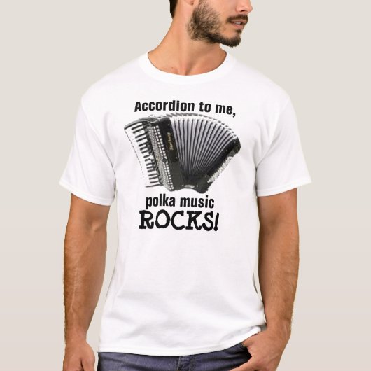 Polka-muziekrotsen T-shirt (Voorkant)