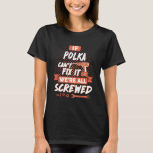 POLKA-naam, POLKA-familienaam crest T-shirt
