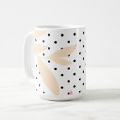 Polka Pattern, 15oz Coffee Mug (Devant gauche)