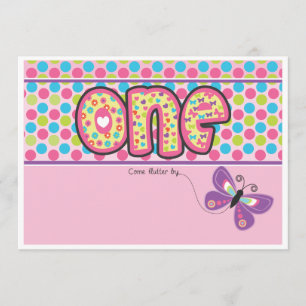 Polka pointillée, premier invitation