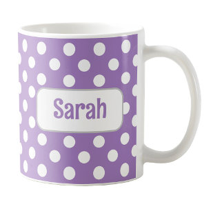 Polka Polka Pot Mug Personnalisée