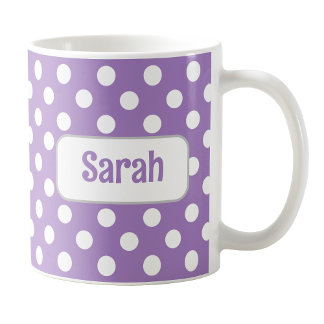 Polka Polka Pot Mug Personnalisée