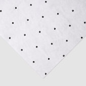 Polka-punten Zwart-wit patroon elegant Tissuepapier (Detail)