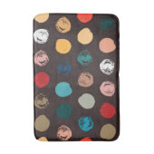 Polka-puntpatroon Badmat (Voorkant Verticaal)