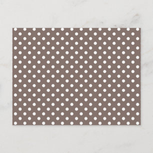 Polka-puntpatroon Briefkaart