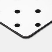 Polka-puntpatroon Bureaumat (Hoek)