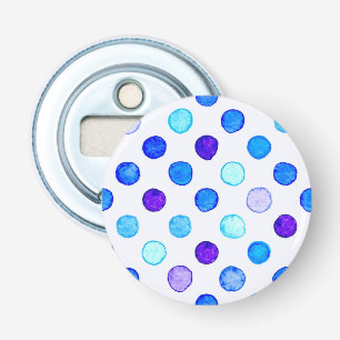 Polka-puntpatroon Button Flesopener