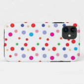 Polka-puntpatroon Case-Mate iPhone Case (Achterkant (horizontaal))