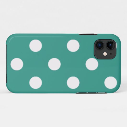 Polka-puntpatroon Case-Mate iPhone Case (Achterkant (horizontaal))