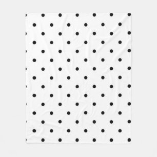 Polka-puntpatroon Fleece Deken