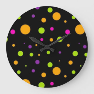 Polka-puntpatroon Grote Klok