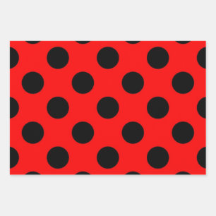 Polka-puntpatroon Inpakpapier Vel