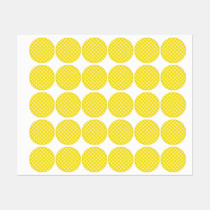 Polka-puntpatroon Labels