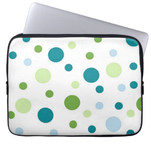 Polka-puntpatroon Laptop Sleeve