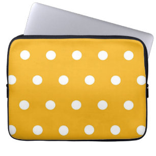 Polka-puntpatroon Laptop Sleeve