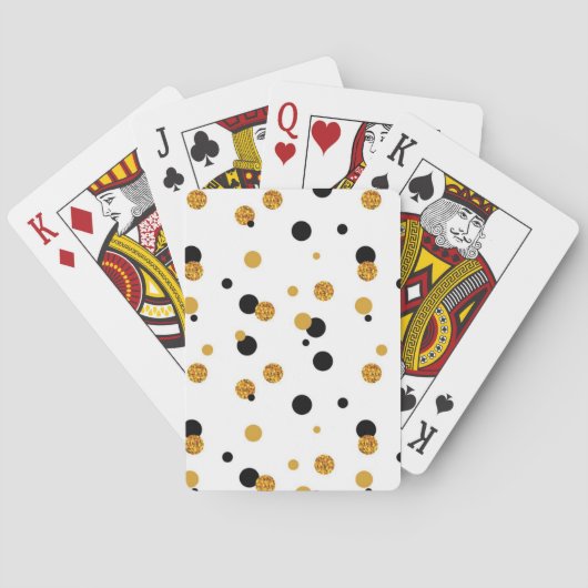 Polka-puntpatroon Pokerkaarten (Achterkant)