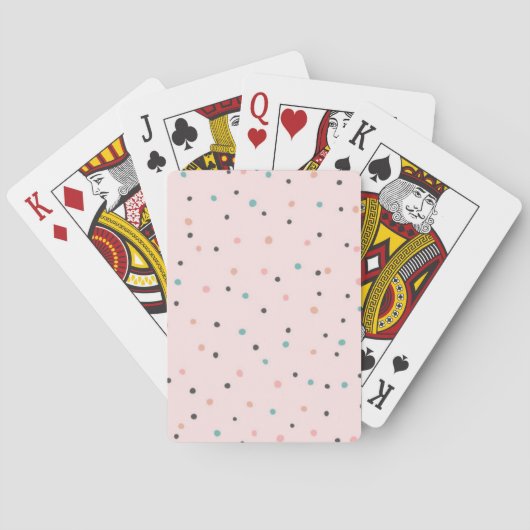 Polka-puntpatroon Pokerkaarten (Achterkant)