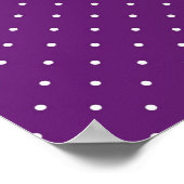 Polka-puntpatroon Poster (Hoek)