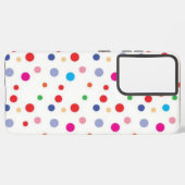 Polka-puntpatroon Samsung Galaxy Hoesje (Linkerkant)