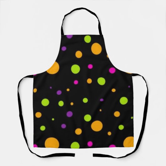 Polka-puntpatroon Schort (Voorkant)