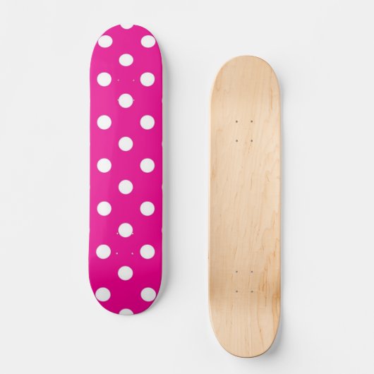 Polka-puntpatroon Skateboard (Voorkant)