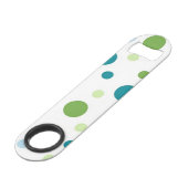 Polka-puntpatroon Speed Flessenopener (Voorkant Gekanteld)