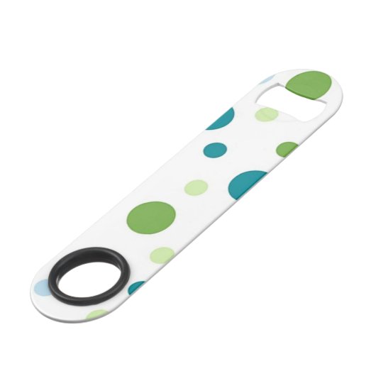 Polka-puntpatroon Speed Flessenopener (Voorkant Gekanteld)