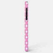 Polka-stip genaamd soft roze Case-Mate iPhone case (Achterkant/links)