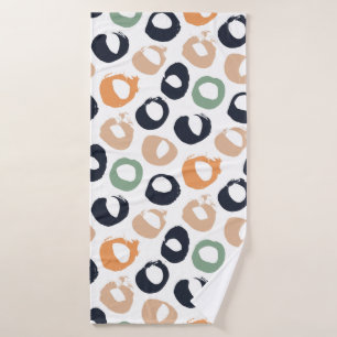 Polka stip naadloos patroon. illustratie. badhanddoek