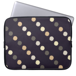 Polka stip naadloos patroon. Scribble texture. Tek Laptop Sleeve