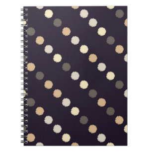 Polka stip naadloos patroon. Scribble texture. Tek Notitieboek