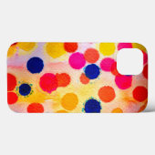 Polka stipte regenboogwaterclor Case-Mate iPhone case (Achterkant (horizontaal))