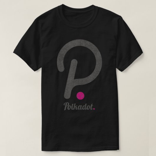 Polkadot Crypto Ethereum Blockchain, decentraliser T-shirt (Design voorkant)