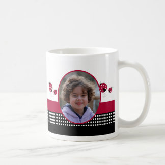 Polkadot Ladybugs Photo Mug Personnalisé tendance