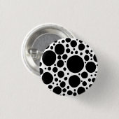 Polkadot Madness Ronde Button 3,2 Cm (Voorkant /achterkant)
