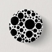 Polkadot Madness Ronde Button 3,2 Cm (Voorkant)