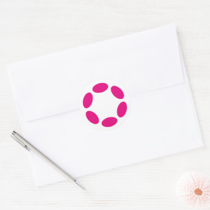 Polkadot Ronde Sticker