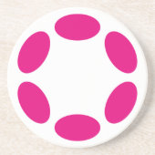 Polkadot Zandsteen Onderzetter (Voorkant)