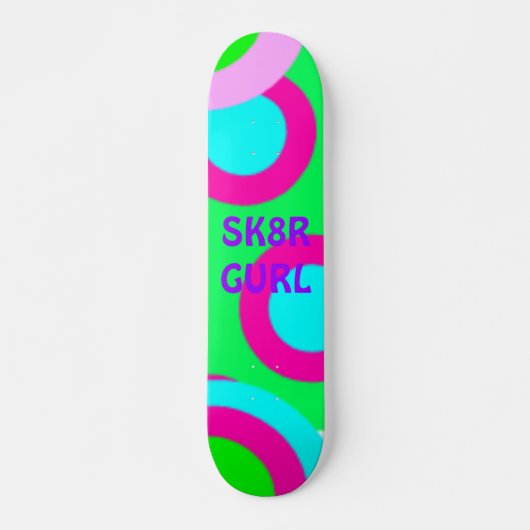 PolkaDotPower, SK8R GURL Skateboard (Voorkant)