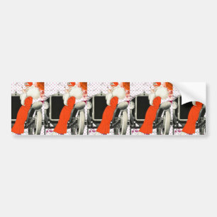 polkadots flapper bumpersticker