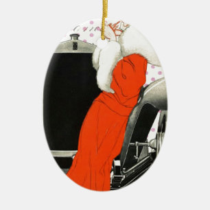 polkadots flapper keramisch ornament