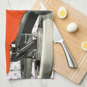 polkadots flapper theedoek (Quarter Fold)