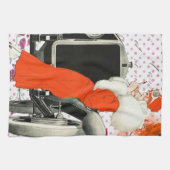 polkadots flapper theedoek (Horizontaal)