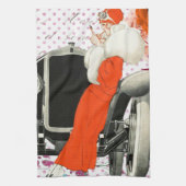 polkadots flapper theedoek (Verticaal)