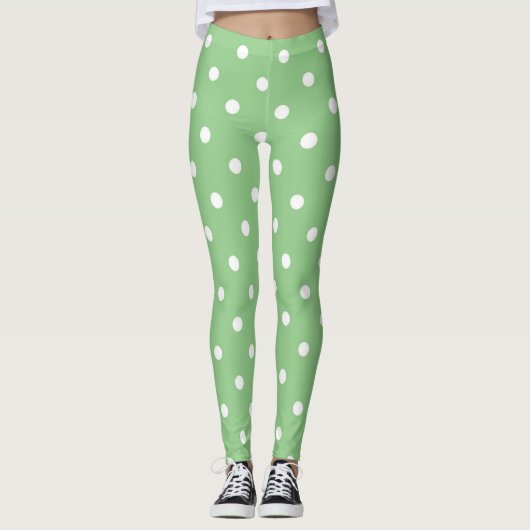 Polkadots Print Leggings (Voorkant)
