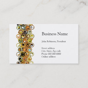 Pollack Swirl bus. kaarten Visitekaartje